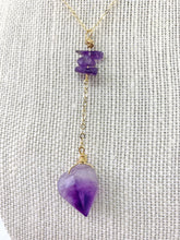 Load image into Gallery viewer, Juniper Raw Amethyst Necklace