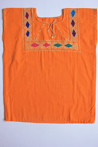 LM Poppy Color Embroidered Mexican Top