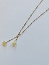 Load image into Gallery viewer, Citrine Double Drop Necklace