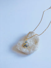 Load image into Gallery viewer, Evil Eye Teardrop Necklace